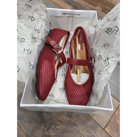 Dolce Vita Mulaney Red (More Burgandy) Mesh Shoe Size 8.5 - Picture 13 of 16